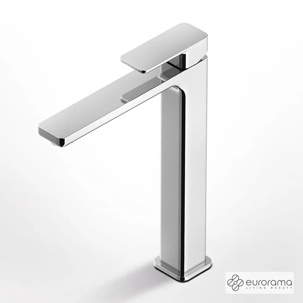 [202-144309P-100] ΜΠΑΤ.ΝΙΠΤ.ΥΨΗΛ.ΜΕ ΒΑΛΒ.CLIC-CLAC QUADRA EURORAMA CHROME