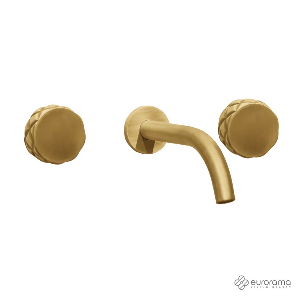 [202-167901-100] Μπαταρία Νιπτήρα Τοίχου 3 οπών Eletta Tecno Eurorama Chrome