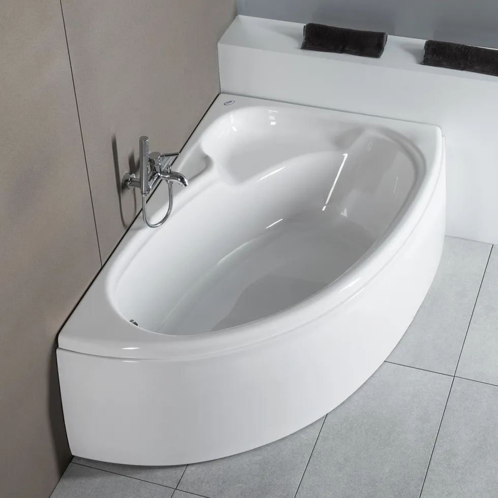 Μπανιέρα Ακρυλική Caronite DOVE 1550x950 Left, Carron Bath White