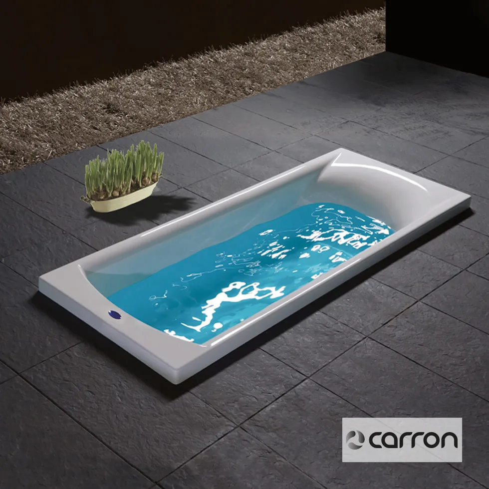 Μπανιέρα Ακρυλική Caronite DELTA 1600x700, Carron Bath White