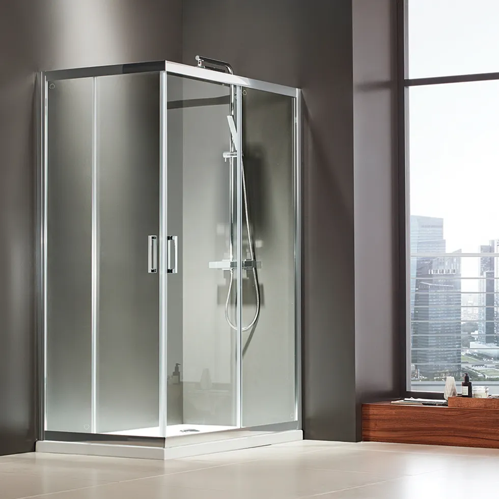 C.ENTRY AXIS 110x110  (107-109 x 107-109 εκ.) CLEAN-GLASS