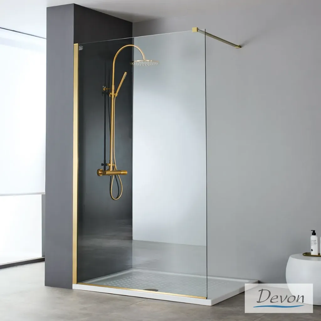 IWIS WALK-IN 136-138 H.200 DEVON CLEAN PVD AISI304 GOLD BRUSHED