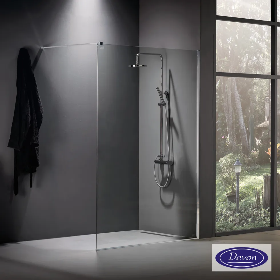 IWIS WALK-IN 67-69 H.220 DEVON CLEAN-GLASS CHROME