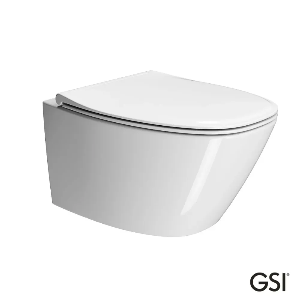 [500-841500SC-300] Λεκάνη Κρεμαστή MODO+/54 Swirlflush με κάλυμμα Slim Soft Close MS84C, GSI White