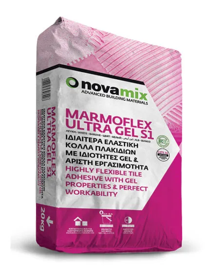 Novamix Κόλλα Πλακιδίων Marmoflex Ultra Gel C2TE/S1