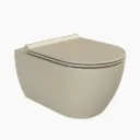 Λεκάνη Κρεμαστή Πορσελάνης Cerastyle City Rimless Ματ Cappuccino Σετ