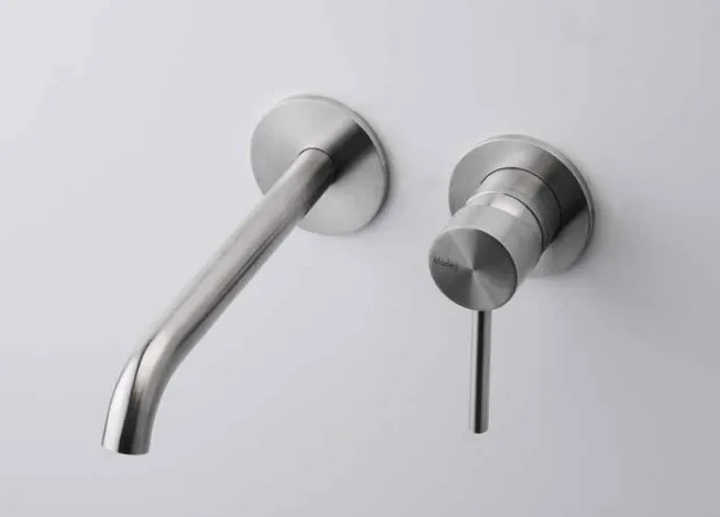 Modea Εντοιχισμένη Μπαταρία Νιπτήρος Etna Minimal Stainless Steel  316L