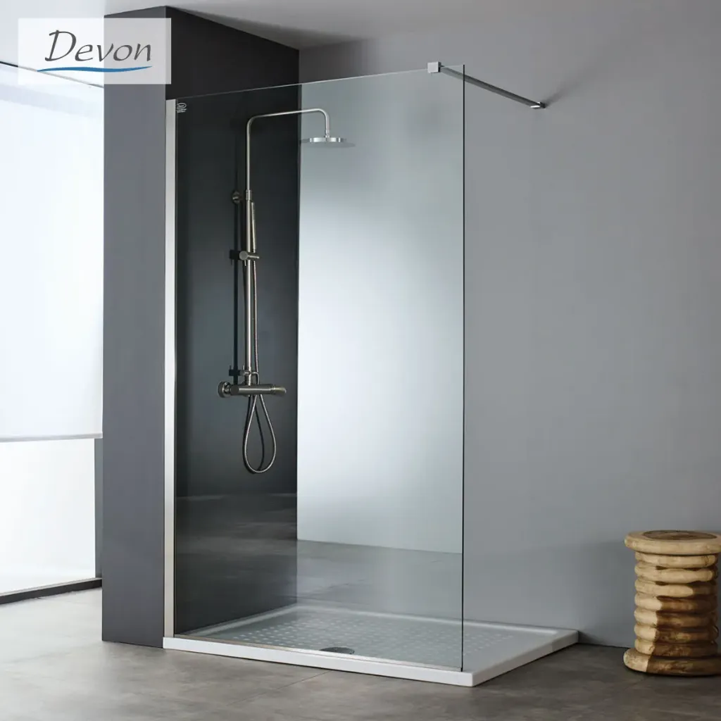 [IW70C-111] IWIS Panel 70εκ H200 Devon Clean Glass Brushed Inos PVD